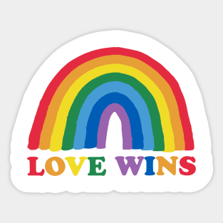 love wins Sticker